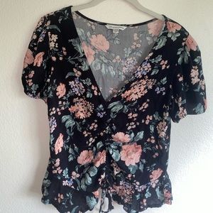 Floral print top
